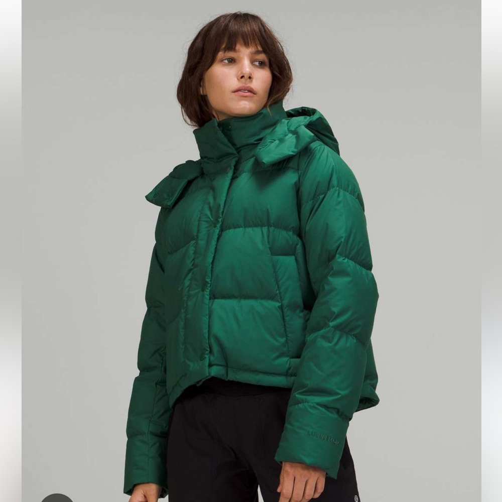 lululemon athletic Emerald Green Puff Jacket